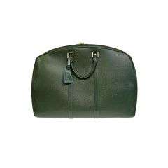 Louis Vuitton Epi Leather Travel Bag in Forest Green