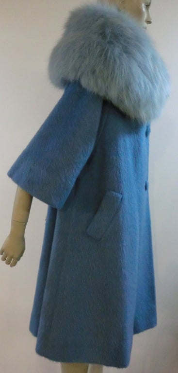 blue mohair coat