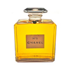 Antique Chanel No. 5 Store Display Factice Bottle