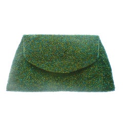 Vintage Walborg Hand-Beaded Belgian Evening Clutch