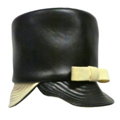Retro Mod 60s Mr. John Hat with Double Brim and High Crown