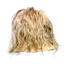 50s Ostrich Feather "Majorette" Hat 5