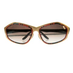 1980's Paloma Picasso Cubist Sunglasses