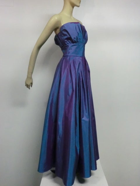 purple blue dress