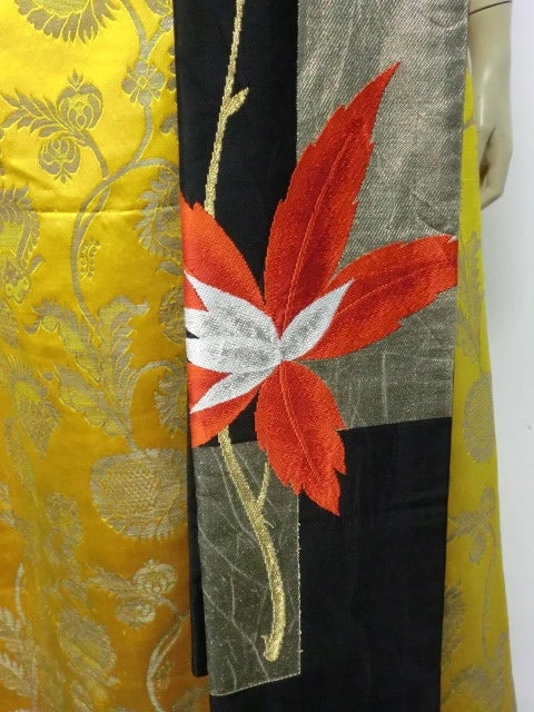 1920s Chinese Jacquard Silk Robe 1