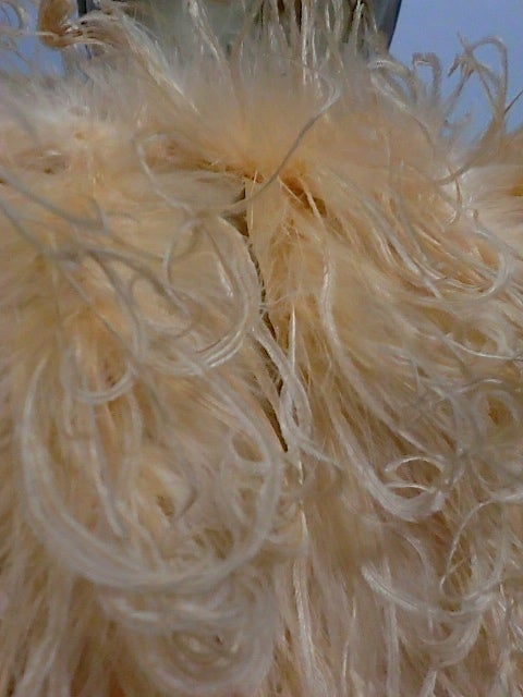 1930s French Curled Ostrich Feather Capelet 2