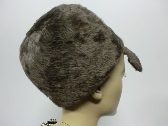 Women's 60s Amazing Galanos Mohair Bubble Hat w/ 