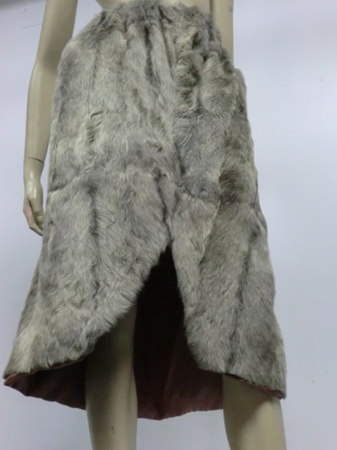 Broadtail Lamb Skirt w/ Front Vent