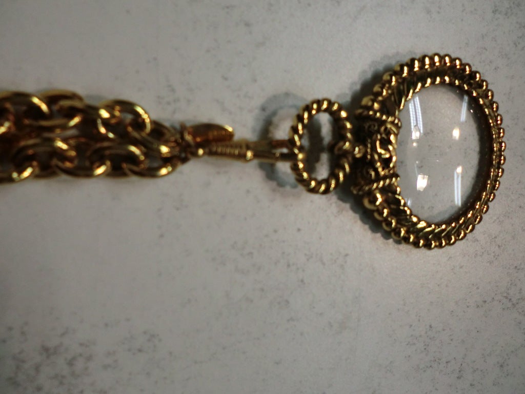 monocle necklace vintage