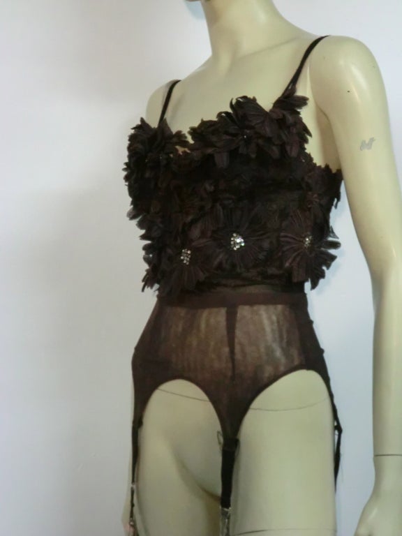 Ginger Rogers' 1940s CustomMade Bustier/Garter Belt at 1stDibs 1940s