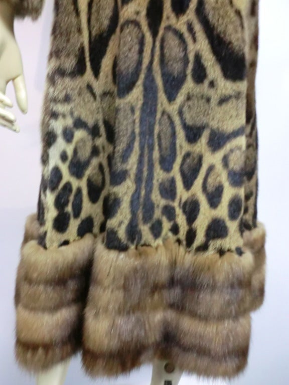 civet fur coat