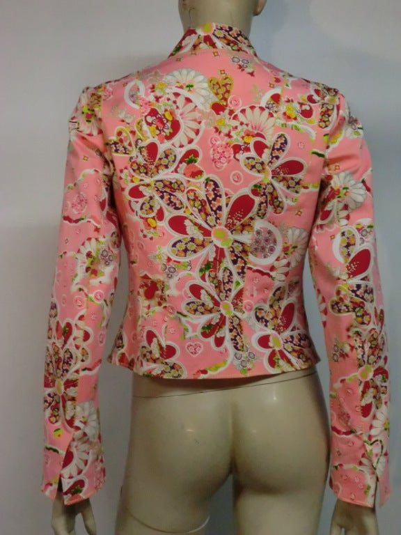 Beige John Galliano Japanese Inspired Jacket