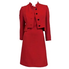 Gary Keehn 60s Wool Military-Inspired Dress and Jacket