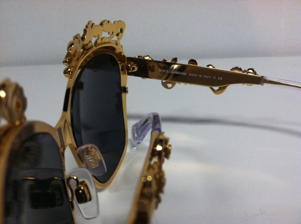 dolce and gabbana embellished sunglasses