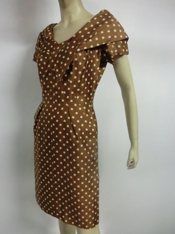 50s silk dress