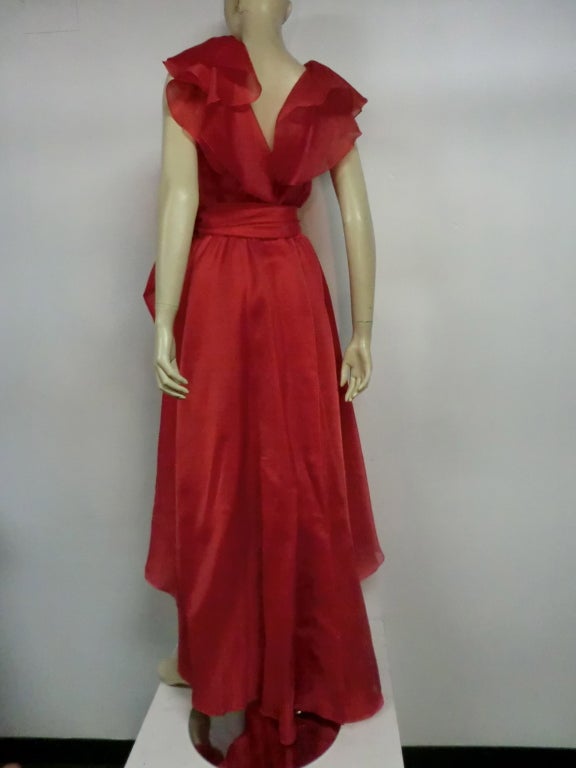 angled neckline dress