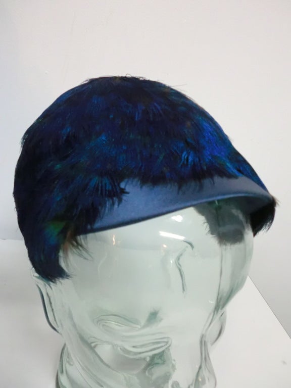 peacock feather hat for sale