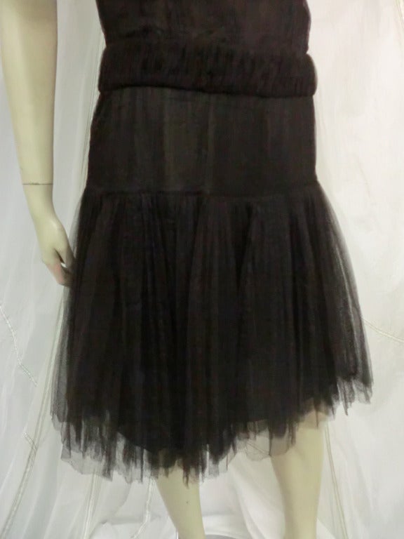 chanel tulle skirt