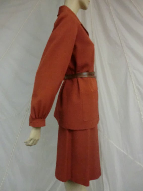 gabardine dress 1970s