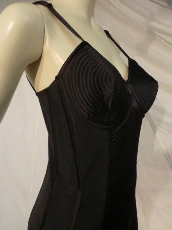 Jean Paul Gaultier Cone Bra Corset Dress In Excellent Condition In Gresham, OR