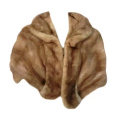1950s Tawny Saks Fifth Avenue Mink Stole