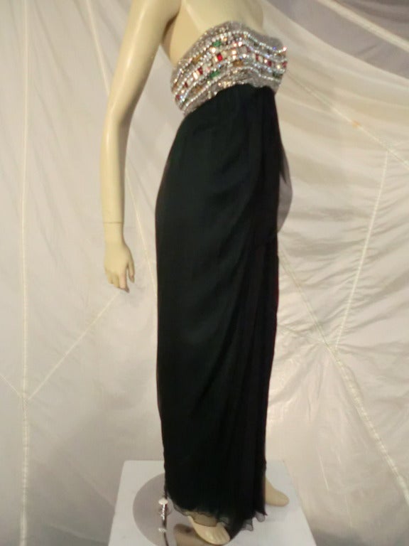 Galanos Heavily Beaded 1965 Gown - Book Piece 1