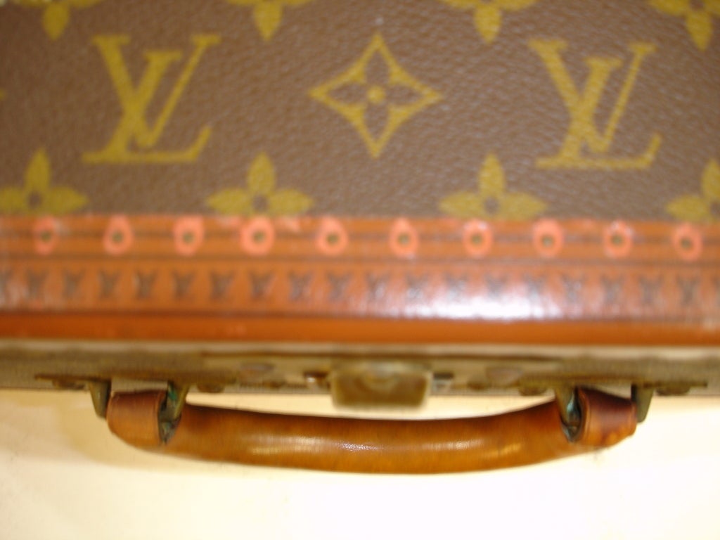 1970's Louis Vuitton Hard Case Hat Box In Excellent Condition In Gresham, OR