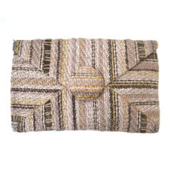 Harry Rosenfeld 40s Clutch in Beautiful Tweed and Gold Leather