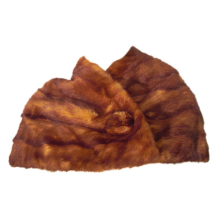 1930s-1940s Cropped Marmot Fur Caplet