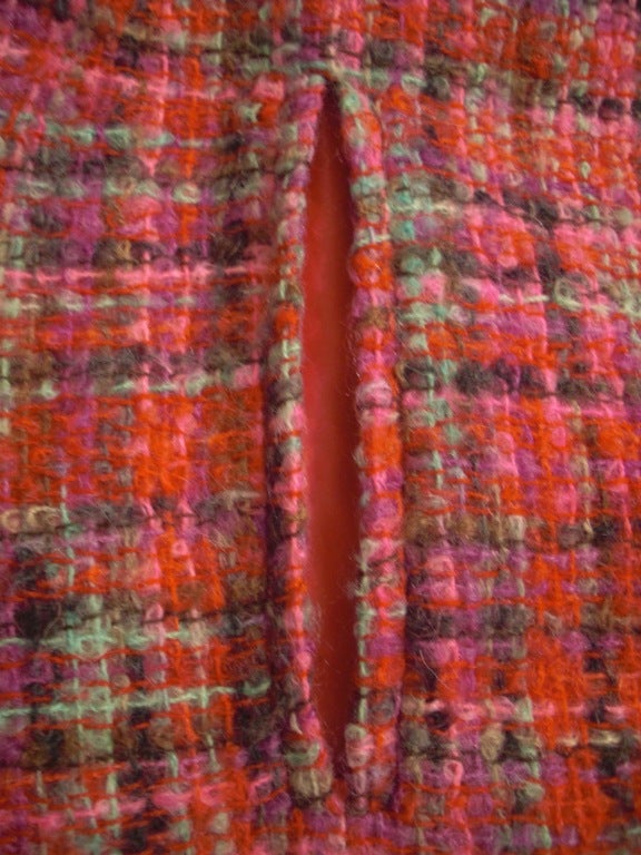 1960s Pastel Tweed Cape 4