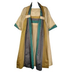 1950s Don Loper 2-Piece Silk Spring Party Ensemble 7