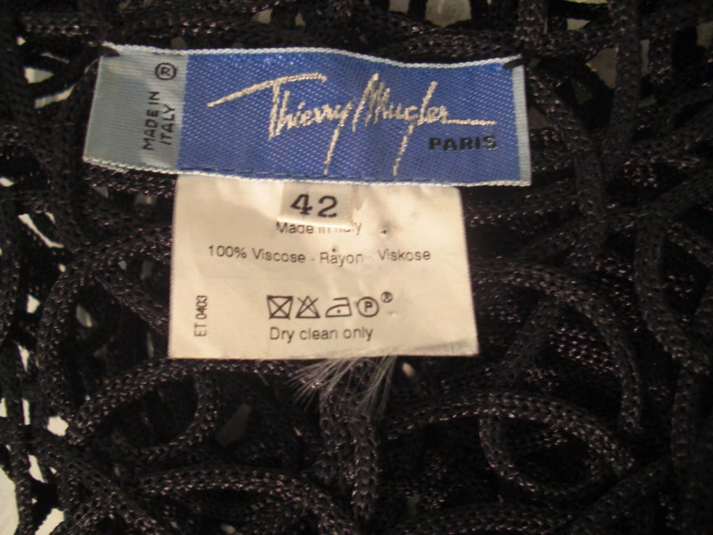 1980s Thierry Mugler Soutache Lace Bolero Jacket 2