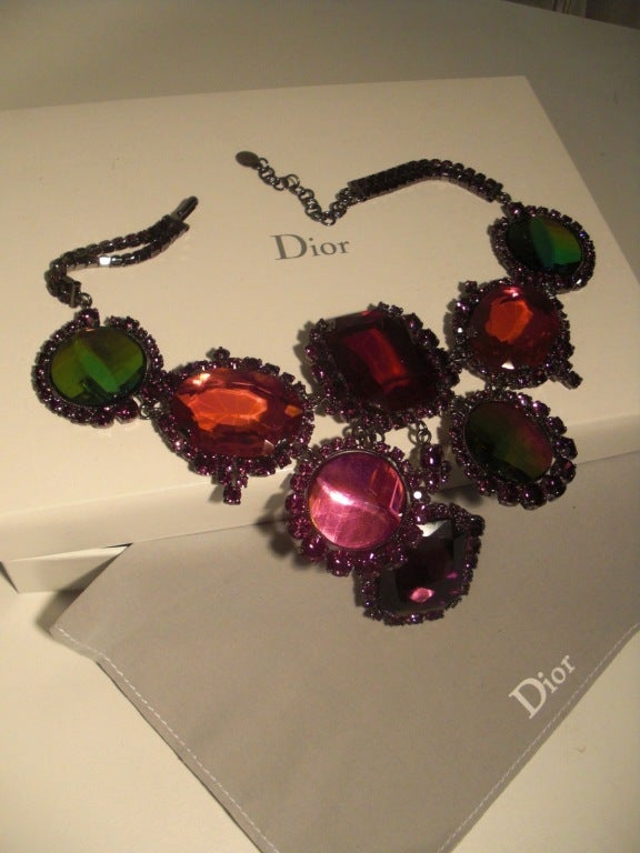 jeweled bib necklace