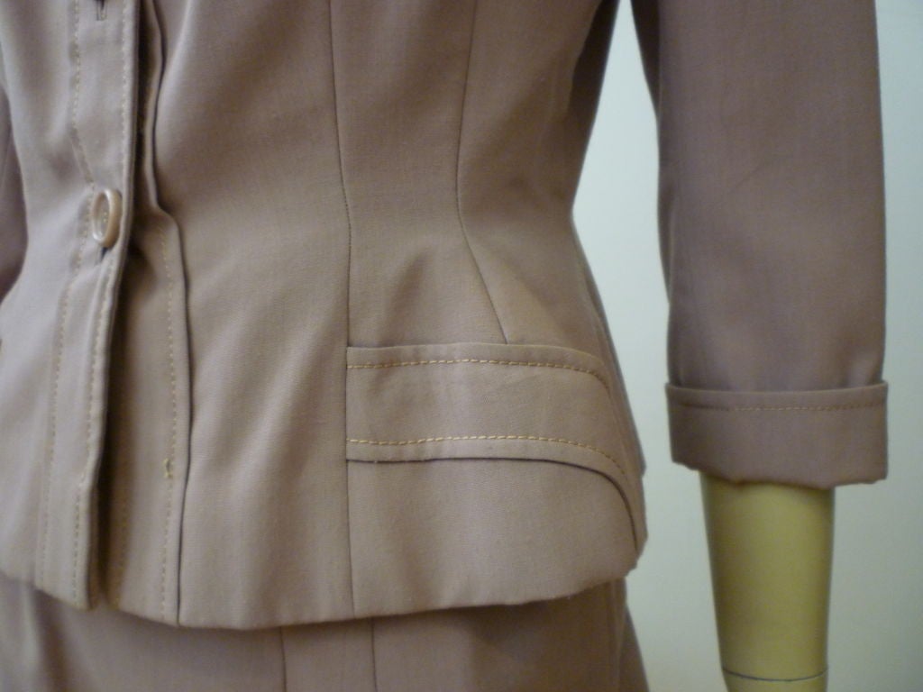 Pierre Balmain Late 40s Summer Suit - Fantastic Tailoring! 3