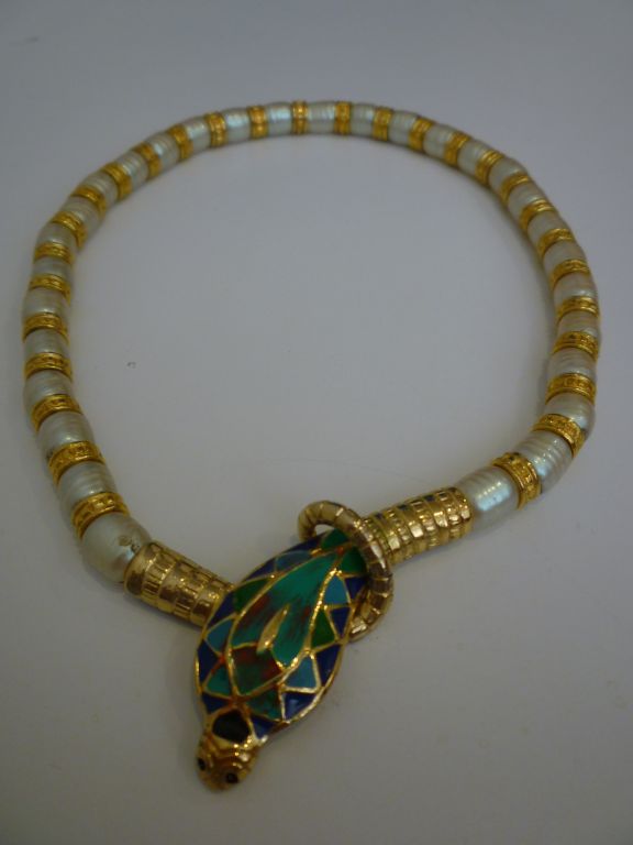 egyptian snake necklace