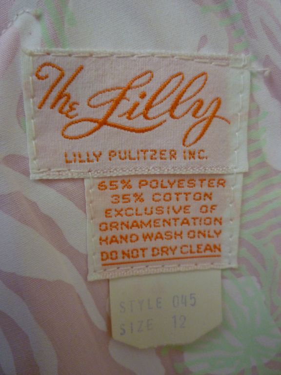 1960s Lilly Pulitzer Cool Column Dress in Pastel Shades 3