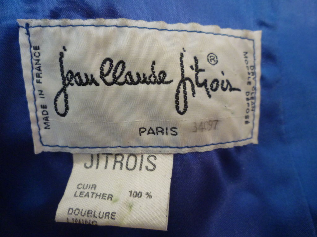 Jean-Claude Jitrois Suede Mini with Embroidered Applique 5