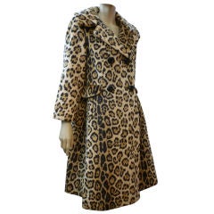 60 Chic Faux Leopard Double Breasted Coat