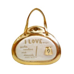 1960s Whimsical "Love/Hate" Handbag