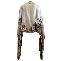1920s Assuit Silver Mesh Wrap