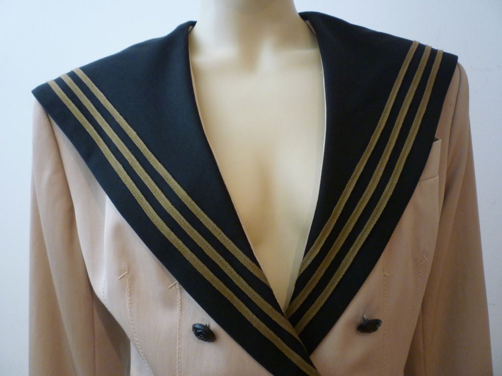 Jean Paul Gautier Femme Sailor Jacket with Nipped Waist 4