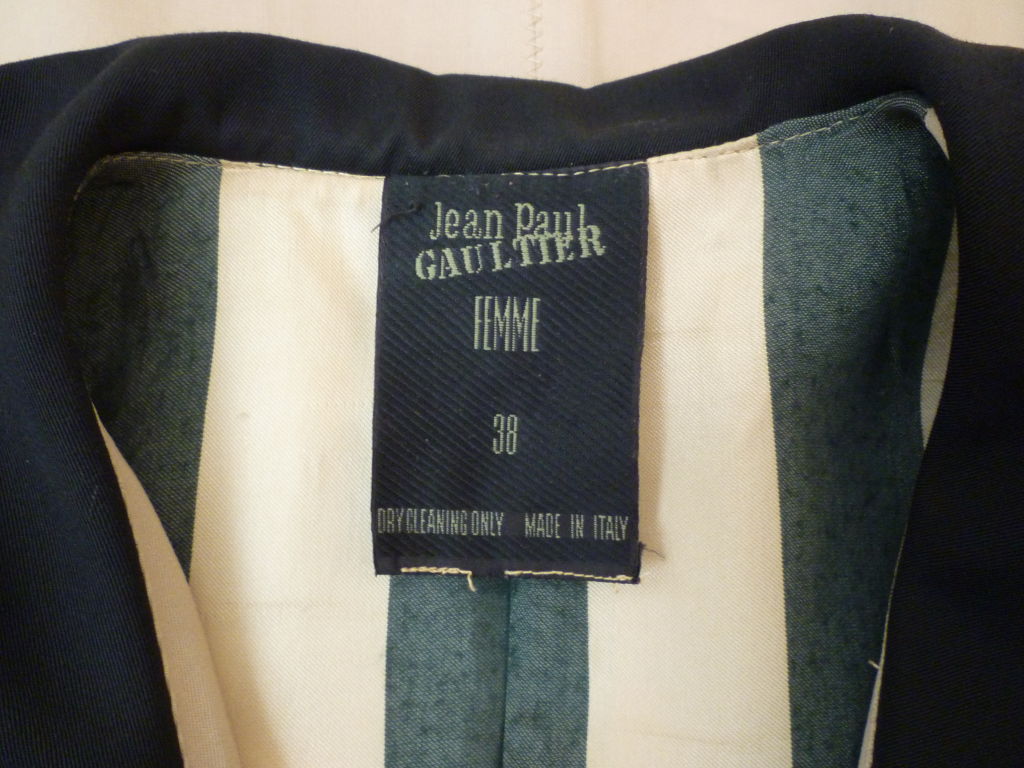 Jean Paul Gautier Femme Sailor Jacket with Nipped Waist 5