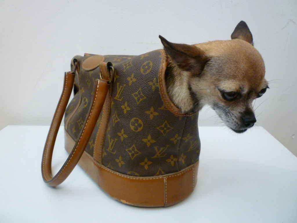 Louis Vuitton Monogram Canvas Hundetrage für Damen oder Herren