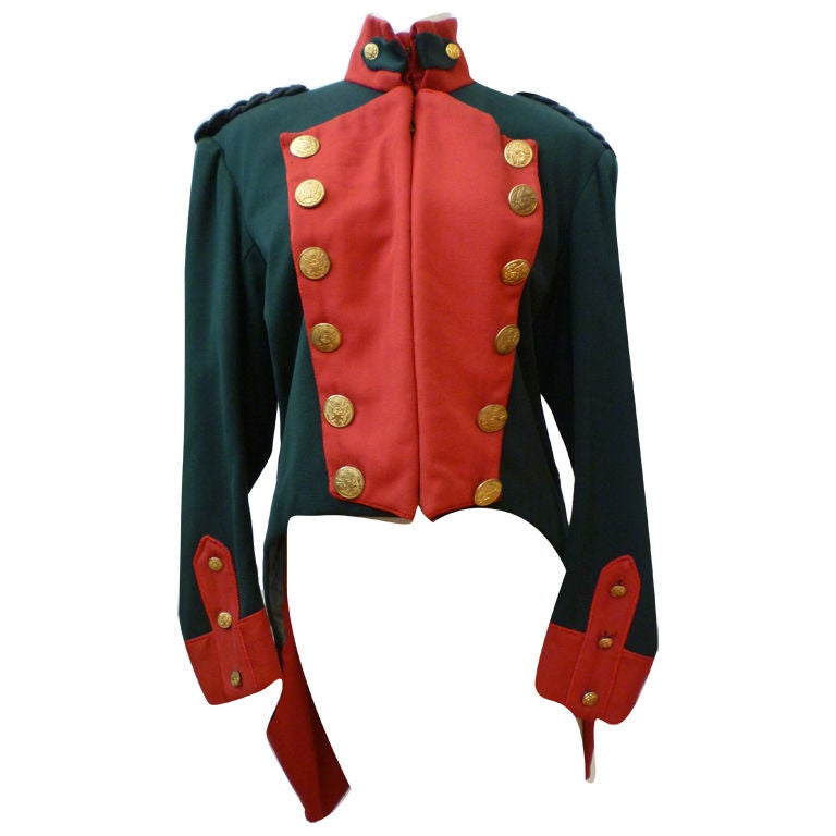 green marching band jacket