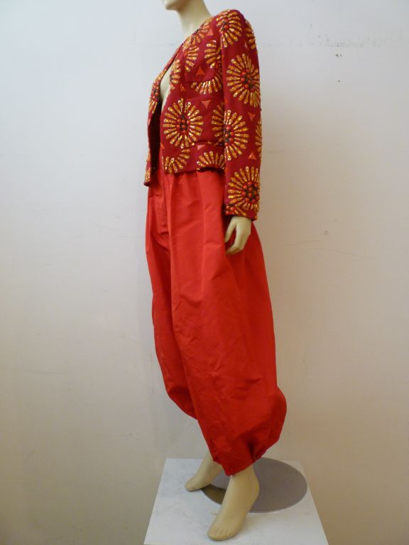 Gianfranco Ferre Spectacular Beaded Evening Jacket