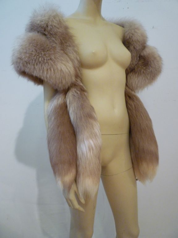 fox tail stole