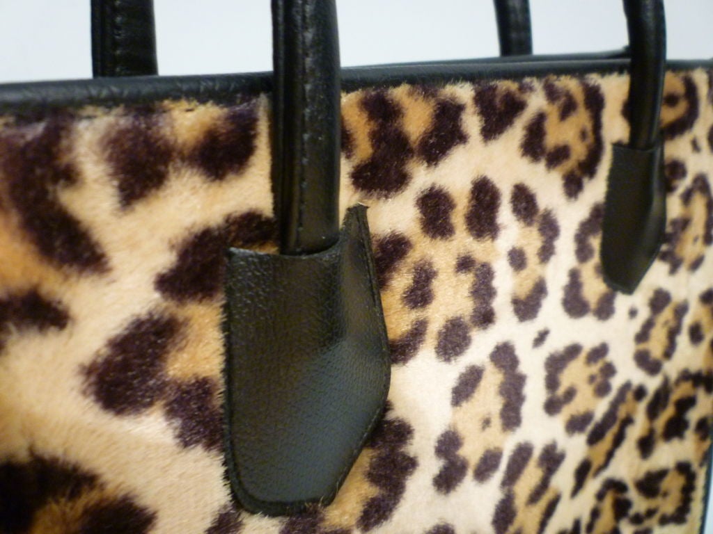 50s Faux Leopard Tote from Ronay! 2