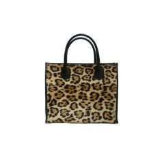 Vintage 50s Faux Leopard Tote from Ronay!