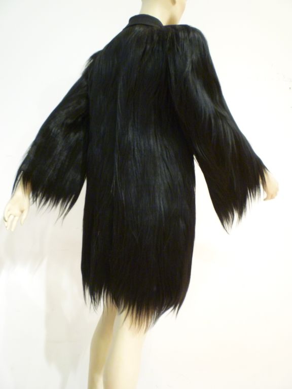 Colobus Monkey Fur Coat, Vintage Monkey Fur Coat
