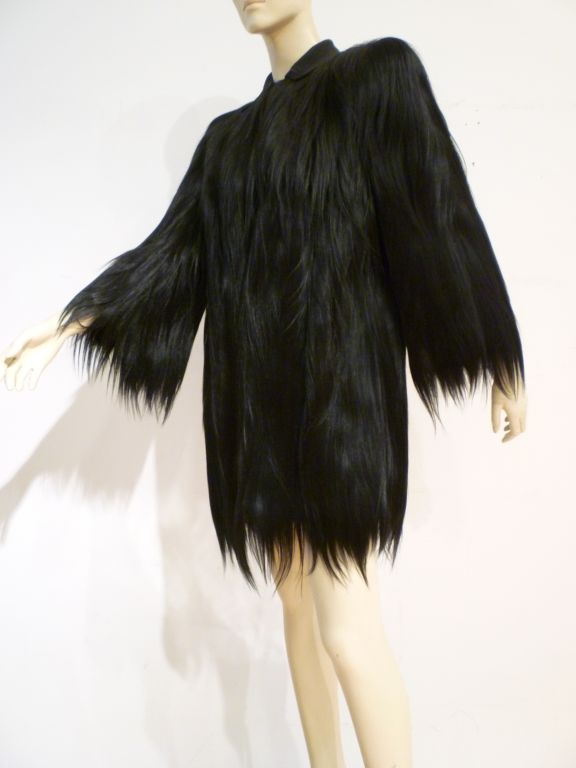 Women's Fantastic 40s Monkey Fur Coat